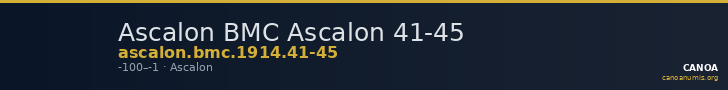 Ascalon BMC Ascalon 41-45 — CANOA