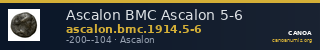 Ascalon BMC Ascalon 5-6 — CANOA