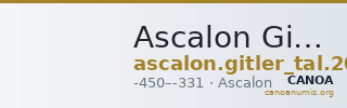 Ascalon Gitler and Tal 2006 4.2.III.14 — CANOA