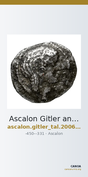 Ascalon Gitler and Tal 2006 4.2.III.9 — CANOA