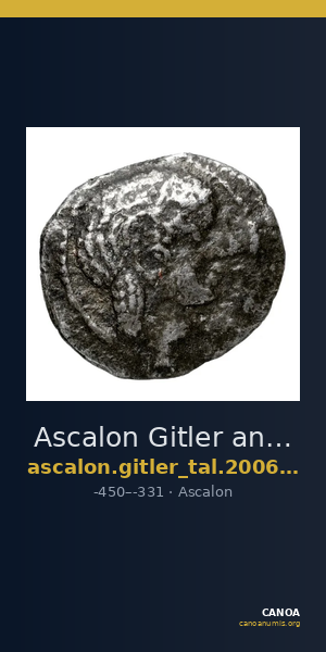Ascalon Gitler and Tal 2006 4.2.III.9 — CANOA