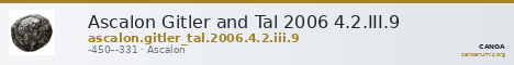 Ascalon Gitler and Tal 2006 4.2.III.9 — CANOA