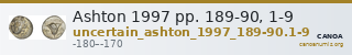 Ashton 1997 pp. 189-90, 1-9 — CANOA