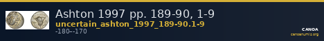 Ashton 1997 pp. 189-90, 1-9 — CANOA