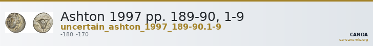 Ashton 1997 pp. 189-90, 1-9 — CANOA