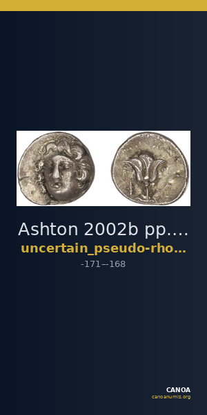 Ashton 2002b pp. 68-70, 1-48 — CANOA
