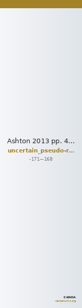 Ashton 2013 pp. 42-4, 1-22 — CANOA