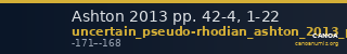 Ashton 2013 pp. 42-4, 1-22 — CANOA