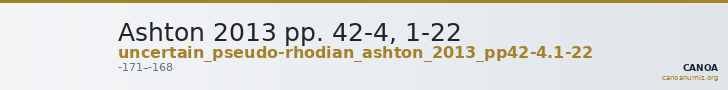 Ashton 2013 pp. 42-4, 1-22 — CANOA