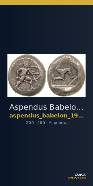 Aspendus Babelon 1907 855-67 — CANOA