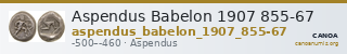 Aspendus Babelon 1907 855-67 — CANOA
