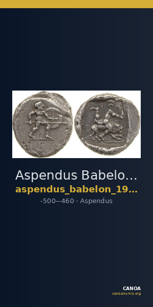 Aspendus Babelon 1907 869-70 — CANOA