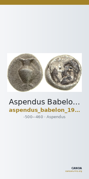 Aspendus Babelon 1910 1544-7 — CANOA