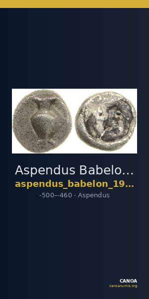 Aspendus Babelon 1910 1544-7 — CANOA