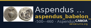 Aspendus Babelon 1910 1544-7 — CANOA