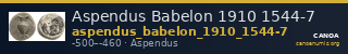 Aspendus Babelon 1910 1544-7 — CANOA