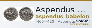 Aspendus Babelon 1910 1548-51 — CANOA