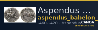 Aspendus Babelon 1910 1548-51 — CANOA