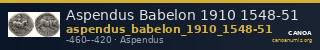 Aspendus Babelon 1910 1548-51 — CANOA