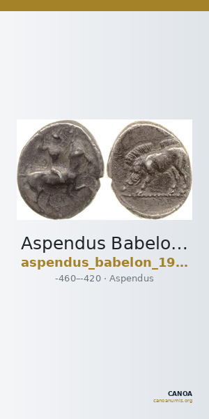Aspendus Babelon 1910 1552-54 — CANOA