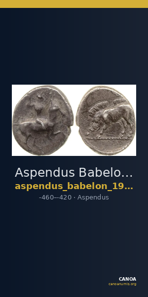Aspendus Babelon 1910 1552-54 — CANOA