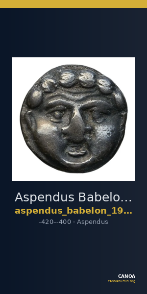Aspendus Babelon 1910 1578-9 — CANOA