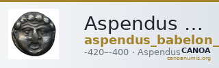 Aspendus Babelon 1910 1578-9 — CANOA