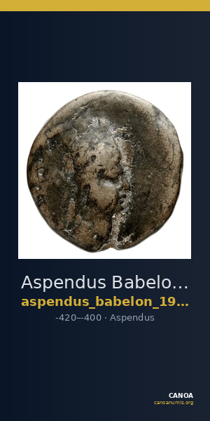 Aspendus Babelon 1910 1580 — CANOA
