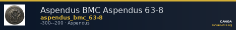 Aspendus BMC Aspendus 63-8 — CANOA