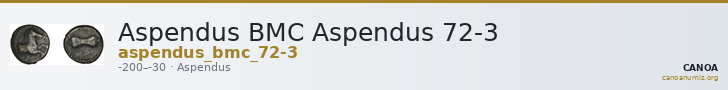 Aspendus BMC Aspendus 72-3 — CANOA