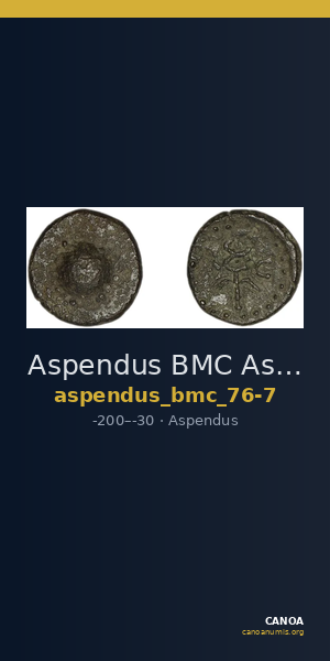 Aspendus BMC Aspendus 76-7 — CANOA
