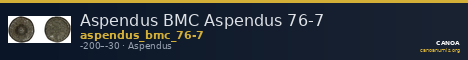 Aspendus BMC Aspendus 76-7 — CANOA