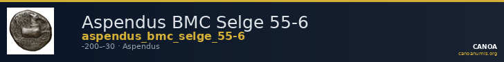 Aspendus BMC Selge 55-6 — CANOA