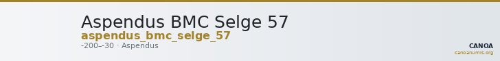 Aspendus BMC Selge 57 — CANOA