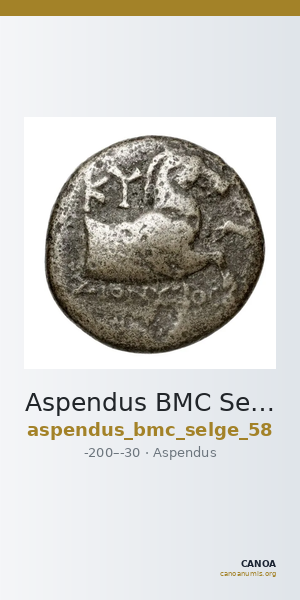 Aspendus BMC Selge 58 — CANOA