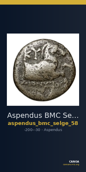 Aspendus BMC Selge 58 — CANOA