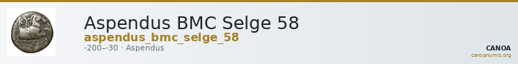 Aspendus BMC Selge 58 — CANOA