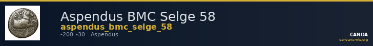 Aspendus BMC Selge 58 — CANOA