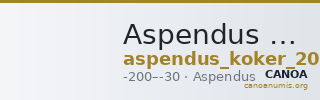 Aspendus Köker 2009 1-8 — CANOA