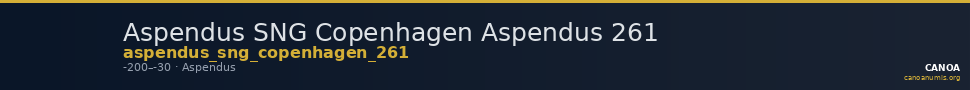 Aspendus SNG Copenhagen Aspendus 261 — CANOA