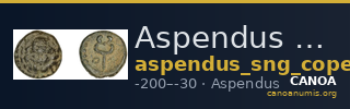 Aspendus SNG Copenhagen Aspendus 262 — CANOA