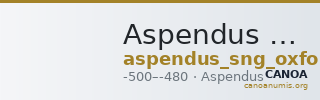 Aspendus SNG Oxford 1306 — CANOA