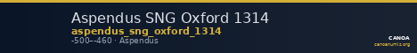 Aspendus SNG Oxford 1314 — CANOA