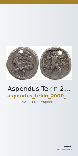 Aspendus Tekin 2000 Series 1 — CANOA