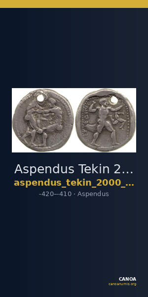 Aspendus Tekin 2000 Series 1 — CANOA