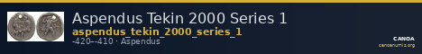 Aspendus Tekin 2000 Series 1 — CANOA