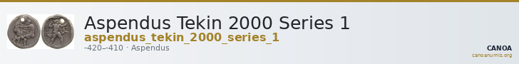 Aspendus Tekin 2000 Series 1 — CANOA