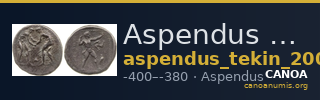 Aspendus Tekin 2000 Series 3 — CANOA