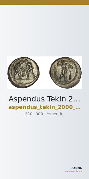 Aspendus Tekin 2000 Series 5 — CANOA