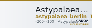 Astypalaea Berlin 18301200 — CANOA